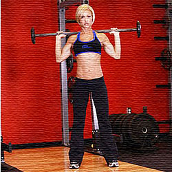 Press Trasnuca con Barra | Femenino Press Trasnuca con Barra | Femenino