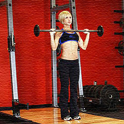 Press frontal con barra | Femenino Press frontal con barra | Femenino