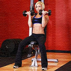 Press frontal con rotacion | Femenino Press frontal con rotacion | Femenino