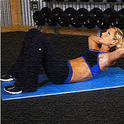Encogimientos abdominales o CRUNSH | Femenino Encogimientos abdominales o CRUNSH | Femenino