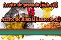 Aceite de pescado vs Aceite de linaza