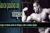 Balance positivo de nitrógeno