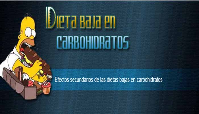 Dieta baja en carbohidratos Dieta baja en carbohidratos