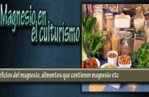 El magnesio en el culturismo