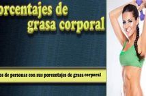 Porcentajes de grasa corporal