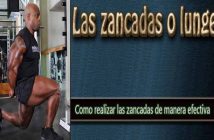 Las zancadas o lunges